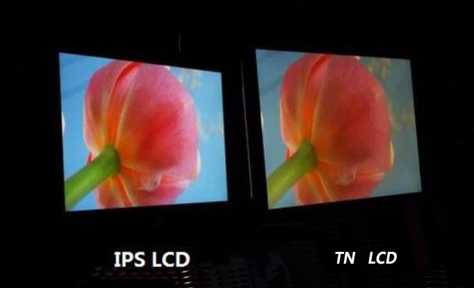 TN LCD画面をIPS LCD画面と区別する方法