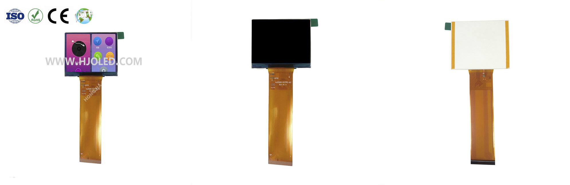 2.55 インチ横長 LCD スクリーン 320*240、SPI/MCU インターフェイス付き