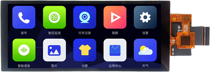 解像度400*960の3.99インチロングストリップLCDスクリーンの電子製品への応用の見通し