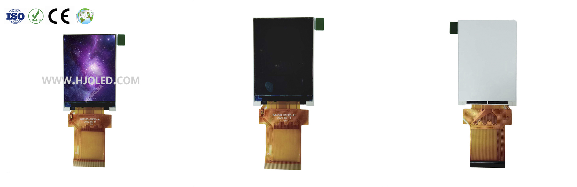 2.4 インチと 2.8 インチの LCD 画面の間の、2.2 インチ 240*320 LCD 画面はクラシックなサイズです。